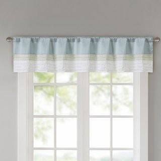 Charlton Home Allport Polyoni Pintuck 50 Light-filtering Window Valance (CHLH5787) - 50" x 18" -