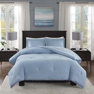 Charlton Home Lakeview Down Alternative Comforter Set - Twin - Blue (CHRL7639_24415137_24415140)