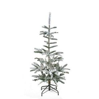 Loon Peak Flocked Noble 4.5' Green Fir Artificial Christmas Tree with Stand (LOPK1891)
