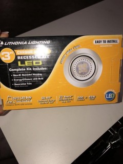 3 Inch LED Recessed Gimbal - Chrome