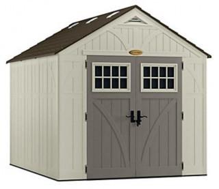 Tremont 8 ft. x 10 ft. Double-Wall Resin Shed