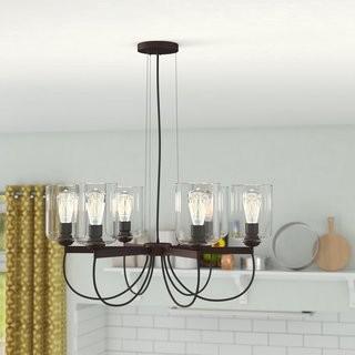 Ivy Bronx Paul 6-Light Shaded Chandelier (IVYB2668)