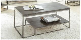 LU150C Lucia Cocktail Table with Black Nickel