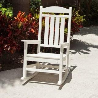 POLYWOOD Presidential Rocking Chair (PO1393_3948714) - White 