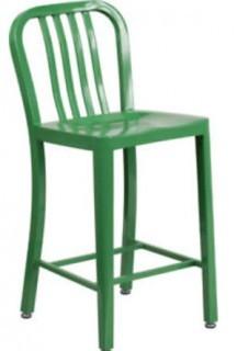 24" Bar stool - CH-61200-24-GN-GG - Set of 2 