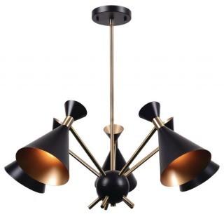 Kenroy Home 93795BL Arne 5 Light Chandelier
