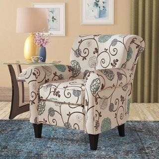 Alcott Hill Wadham Flowered Upholstered Club Chair (ALCT3264)