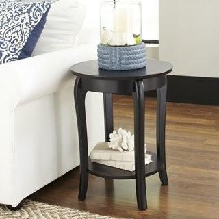 Birch Lane Alberts Round Side Table (BL10478_15305263) - White