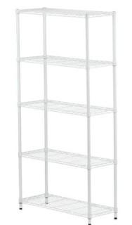 Honey Can Do - 5 Tier Steel Shelving Unit 