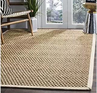 Safavieh - Natural Fiber - NF114J-5 - Ivory Border - 4' Square