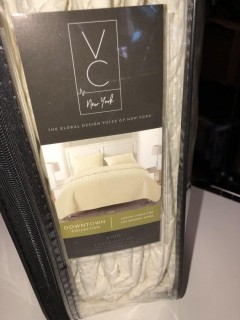 VCNY Downtown Collection King 3pcs Quilt Set Nina - Beige