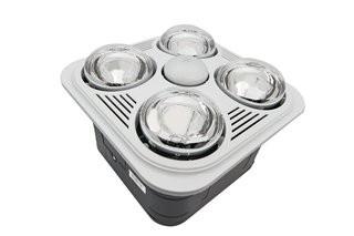 Aero Pure 90 CFM Bathroom Fan with Heater and Light (YAE1018)