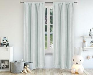 Lala & Bash Home Window Drapes - Miranda Seafoam
