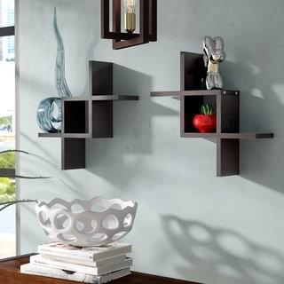 Brayden Studio Lydon Criss Cross Wall Shelf (BRSD4727)