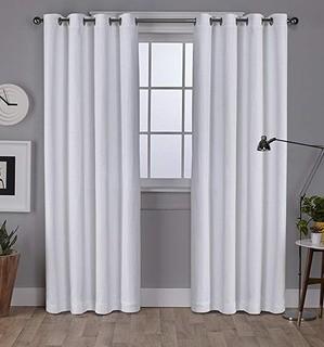 Exclusive Home Premium Quality Set of 2 Grommet Panels Winter EH8009-04 2-84G