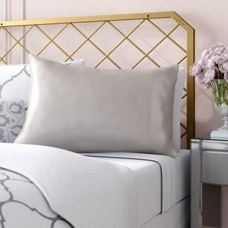 Willa Arlo Interiors Reinaldo Pure Silk Pillowcase with Hidden Zipper 19 Momme (WLAO3478_24249350_24249351)