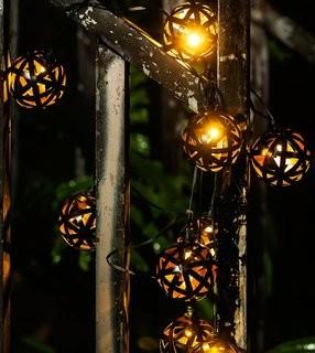 Winsome House Metal Balls 10-Light Globe String Lights (WNHS1056)