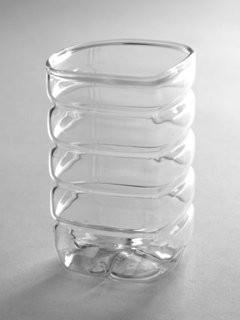 Orren Ellis Rakestraw Small Square Bottel Table Vase (ORNE7667)