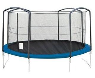 SKYBOUND 15' Trampoline Enclosure Net Using 4 Arches - ONLY !!!! Not Trampoline(SPOH1100)