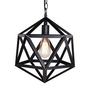 Unitary Metal Cage 1-Light Mini Pendant (UNIY1020_20308509) - Antique Bronze
