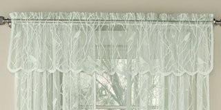 Sweet Home Collection Knit Lace Song Bird Motif Curtain Valance (SWET2147_18690573)