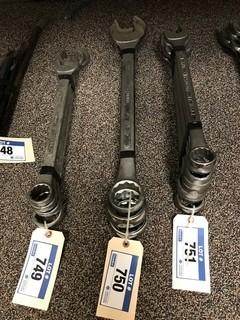 Lot of (3) Asst. Combination Wrenches