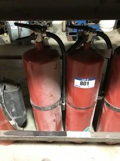 Lot of (2) 30lb. ABC Fire Extinguishers