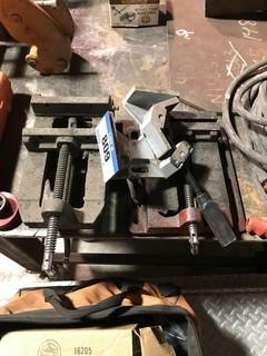 Lot of (2) Asst. Machine Vises and (1) Angle Vise