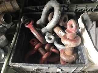 Lot of Asst. Clevices, Pipe and Fittings, Come-Along etc?
