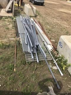 Lot of Asst. Pipe, Grating, Conduit, etc.