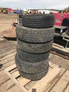 Lot of Asst. Tires Including (4) LT275/70R18, (1) 225/60R16, (1) 245/70R19.5