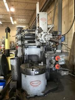 Bullard Vertical Spiral Drive Turret Lathe 