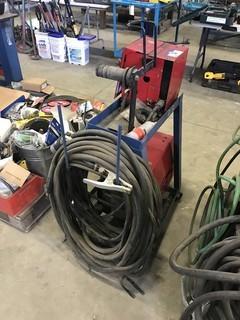 Lincoln Electric Invertec V350 Pro Multi-Process Welder w/ Lincoln LN-7 Wire Feed and Cart. 