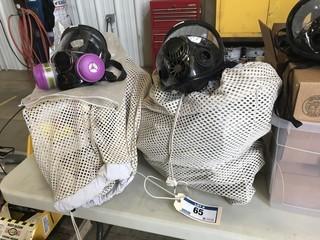 Lot of Respirator Masks and Replacement Filters. 