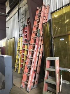 Aluminum/Fiberglass 24'  Extension Ladder. 