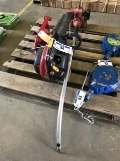 Lot of Homelite Vac Attack II Blower Vac, Toro Cordless Blower and Homelite Gas Weed Eater. 