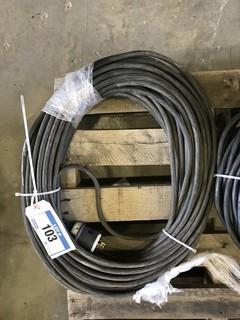 100' 3-phase Heavy Duty Extension Cord.