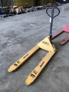 5,000lbs Pallet Jack. **BEING USED FOR LOADOUT, CANNOT BE REMOVED UNTIL WED. AUG 15 @ 3PM.**
