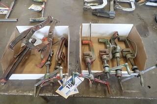 Lot of 6 Strapping Tools and Gear Puller. 