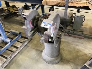 Lot of 12" Pedestal Grinder and Baldor 6" Grinder. 