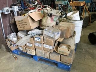 Lot of Studs, Nuts, Washers, Bolts, Cable, etc. 