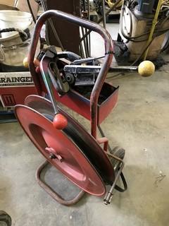 Metal Banding Cart w/ Tools. 