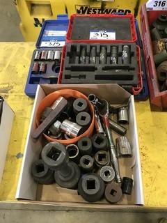 Lot of Asst. Impact and Standard Sockets.