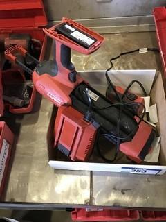 Hilti HDE500-A18 Cordless Adhesive Dispenser w/ Charger and Battery.