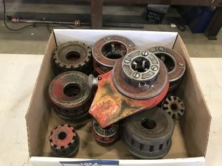 Lot of Ridgid Manual Threader w/ Asst. Dies.