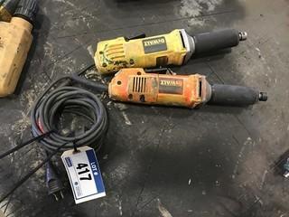 Lot of 2 DeWalt Die Grinders. 