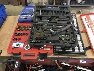 Lot of 4 Socket Sets. 