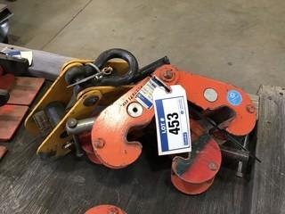 Lot of 3 Beam Clamps. 