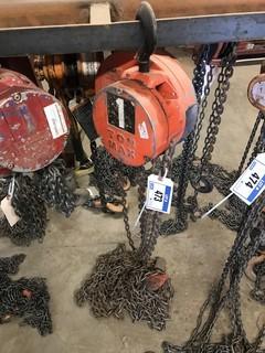 CM 1-ton Chain Hoist. 