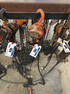 Kito 3/4-ton Chain Come-along.